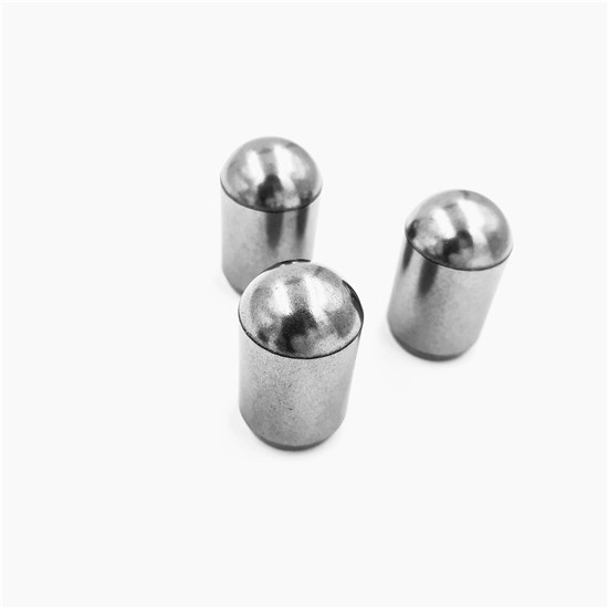 Tungsten carbide buttons for mining